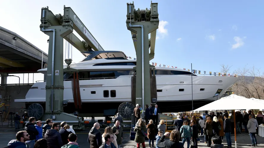 francamarina motoryacht sanlorenzo sl96 29m 2017 launch