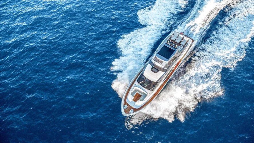 hull 651 motoryacht sanlorenzo sl86 27m 2016 cruising aerial credit jim raycroft