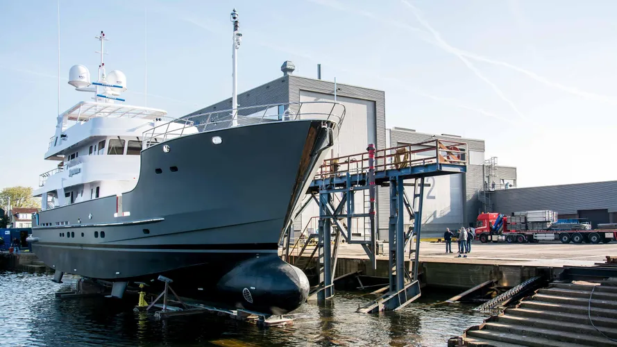 sandalphon motoryacht balk shipyard 31m 2017 launch half profile