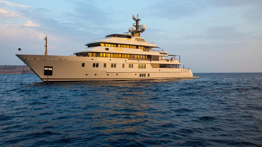 polar star explorer yacht lurssen 2005 65m profile