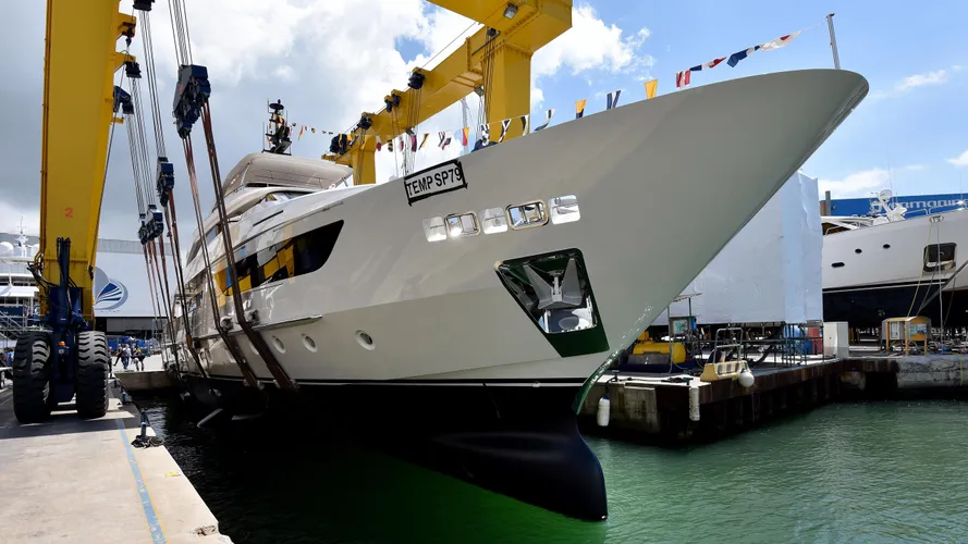 sim sim motoryacht sanlorenzo sd126 38m 2017 launch half profile