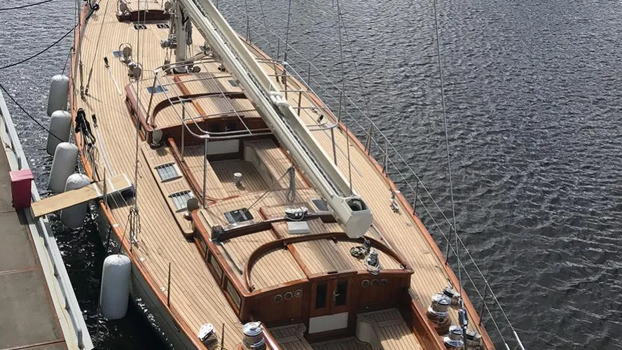 heartbeat sailing yacht claasen 24m 2007 huisfit aerial stern