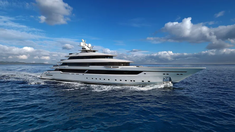 columbus classic 80m motoryacht palumbo 80m 2018 rendering half profile
