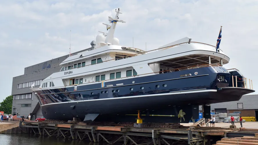 explora charisma motoryacht feadship 1985 47m balk refit 2017 launch half stern