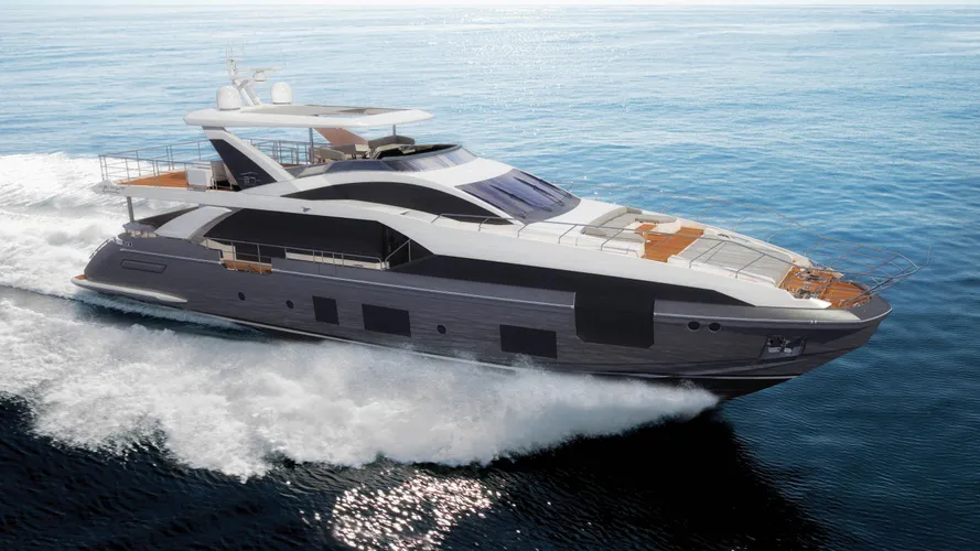 grande 27 metri motoryacht azimut yachts 27m 2017 rendering profile