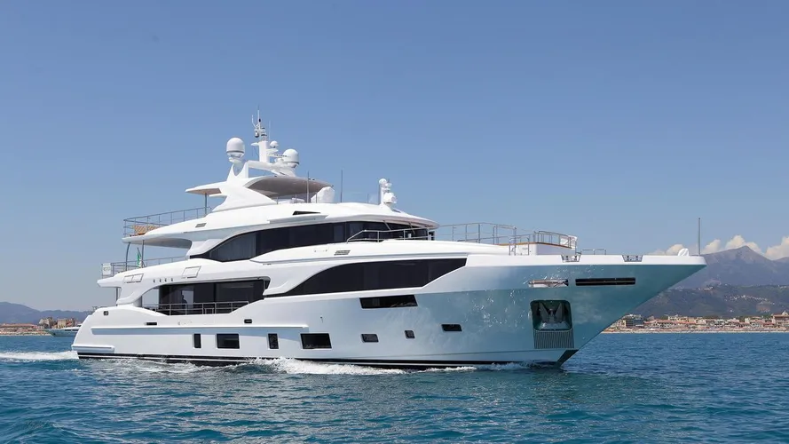 motoryacht benetti mediterraneo 116 2017 36m cruising half profile sistership