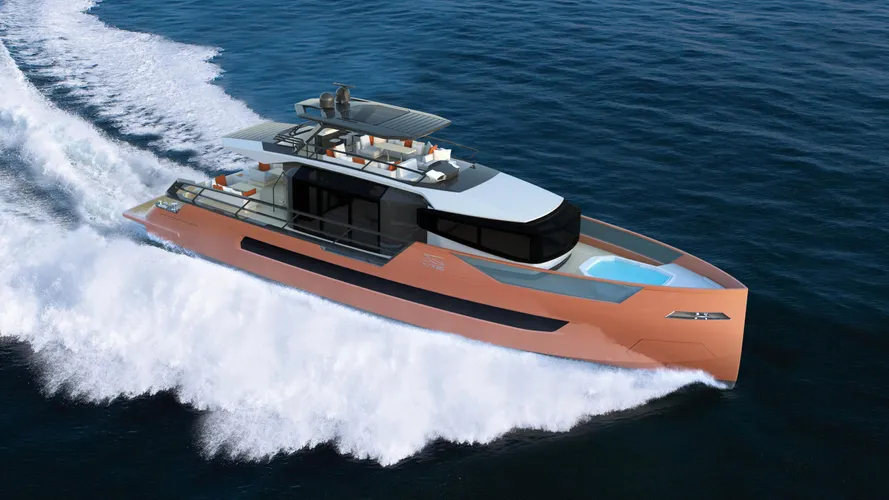 xsr 85 motoryacht sarp yachts 26m 2019 rendering half profile