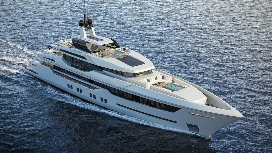 nacre 55 motoryacht sarp yachts 55m 2020 rendering half profile