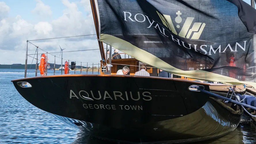 aquarius sailing yacht royal huisman 56m 2018 launch stern