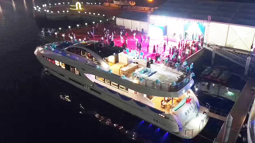 ry125 hull 1 motoryacht ruiying 38m 2017 launch ceremony