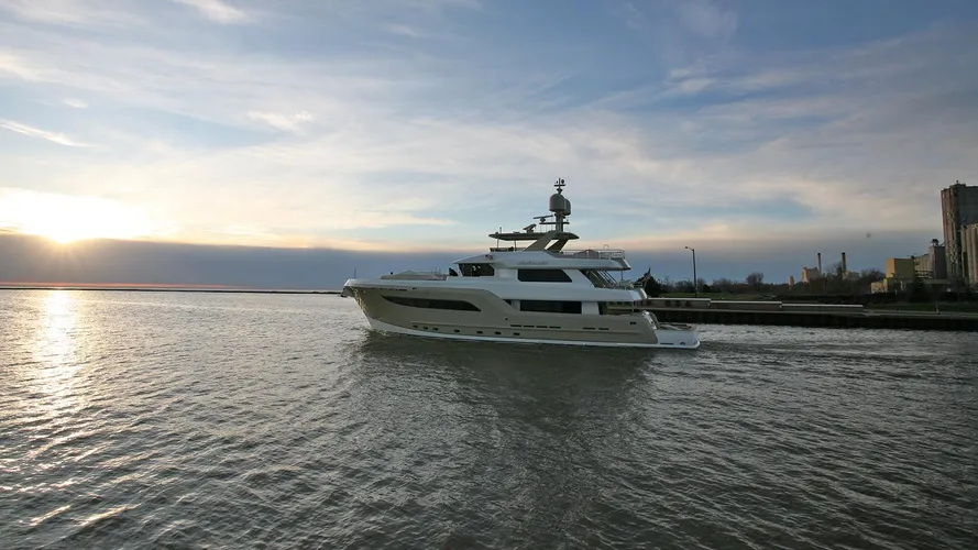 northland motoryacht burger boat 2017 32m profile sea trials