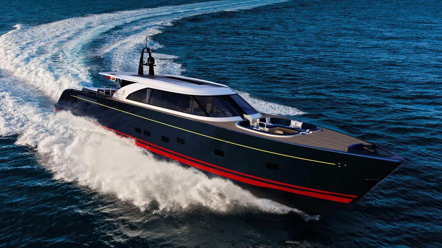 eco tender motoryacht perini navi 25m 2019 rendering