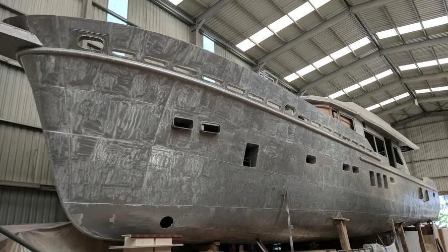 natalya 86 motoryacht ava yachts 26m 2018 under construction half profile