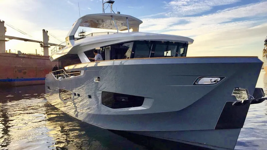 gioia numarine 26xp motoryacht 2018 26m launch half profile