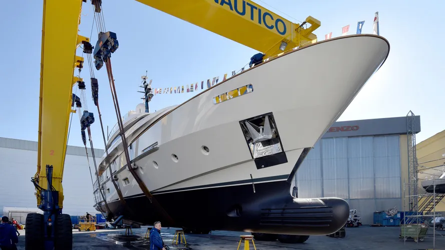 kia ora motoryacht sanlorenzo sd112 34m 2018 launch ceremony