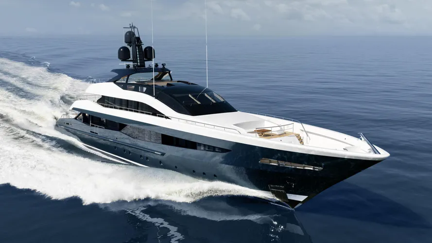 irisha 18151 motoryacht heesen yachts 2018 51m sea trials half profile
