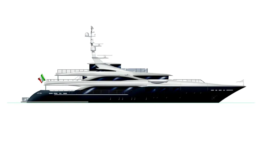 vector benetti fb 271 yacht 57m 2018 rendering