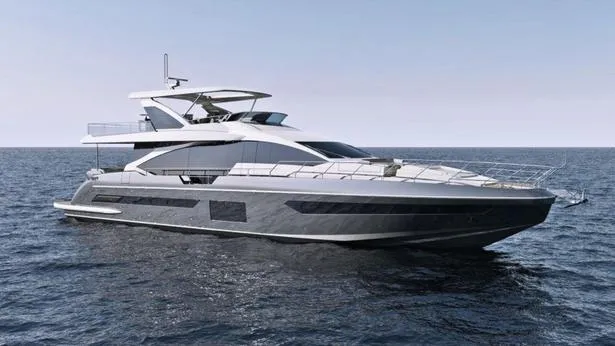 Grande 25 Metri motoryacht azimut yachts 27m 2019 half profile sistership