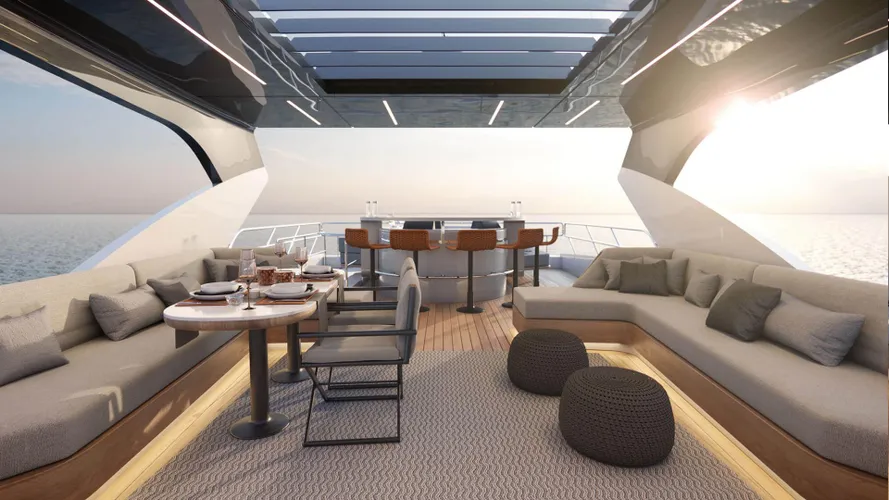 Intermarine 24M motoryacht intermarine 24m 2019 deck sistership