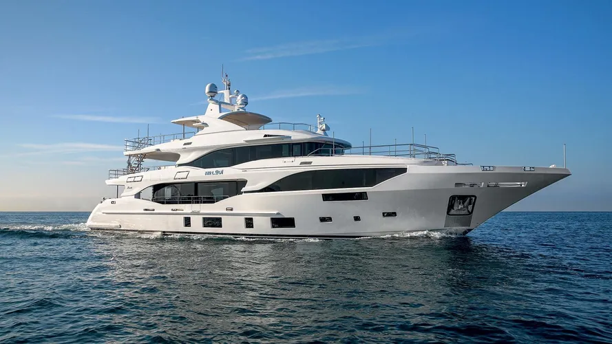 Mediterraneo 116 motoryacht Benetti 35m 2019 side profile sistership