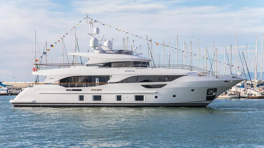 Benetti Delfino 95 motoryacht Benetti 29m 2019 side profile sistership