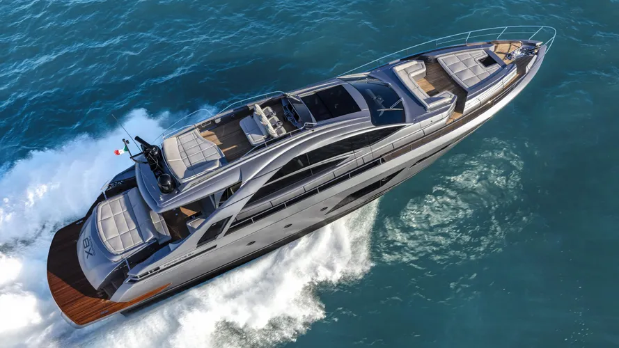 pershing 8x motoryacht pershing 25m 2019 aerial