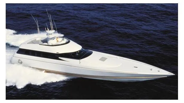 The superyacht Gentry Eagle