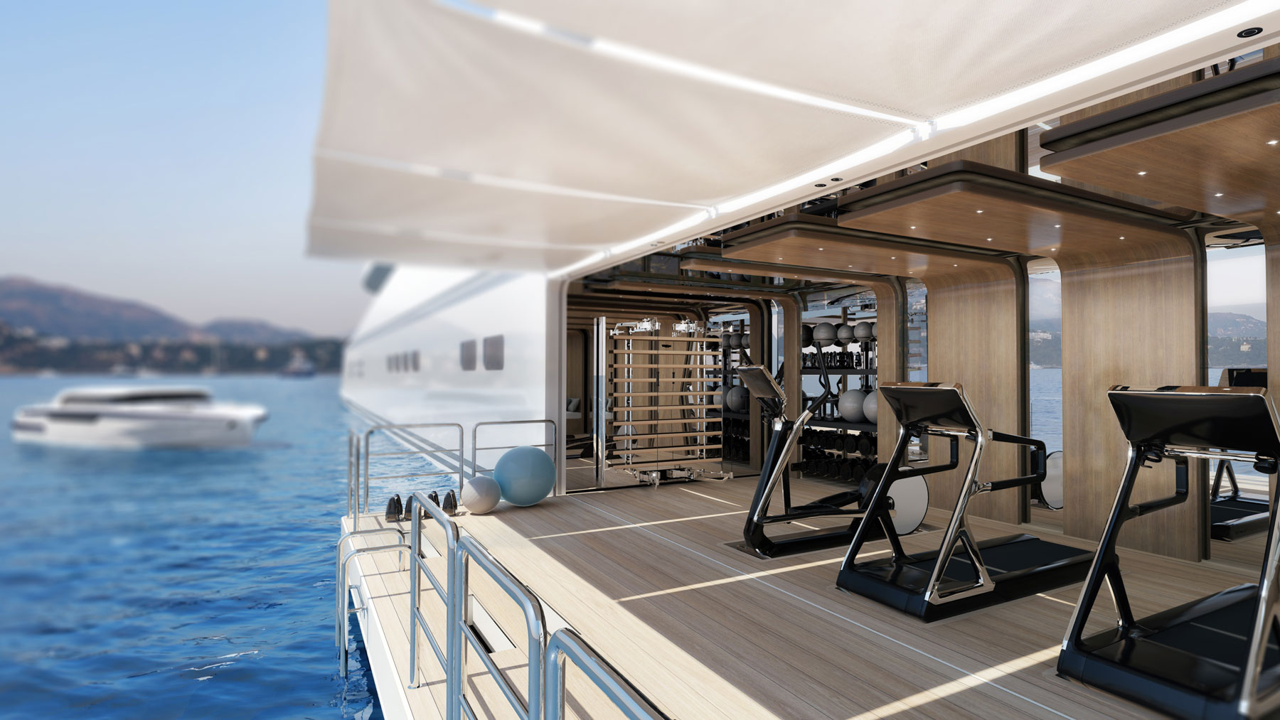 How to design a superyacht gym