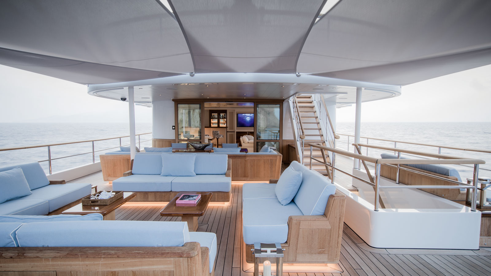 Exclusive: Interior of Turquoise explorer yacht Blue II revealed