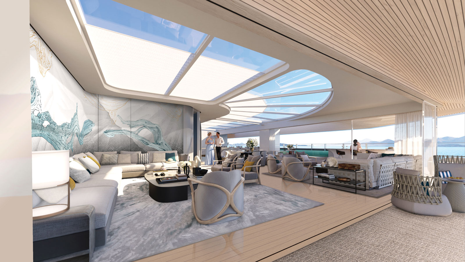 First look inside the 293m private residence yacht Njord