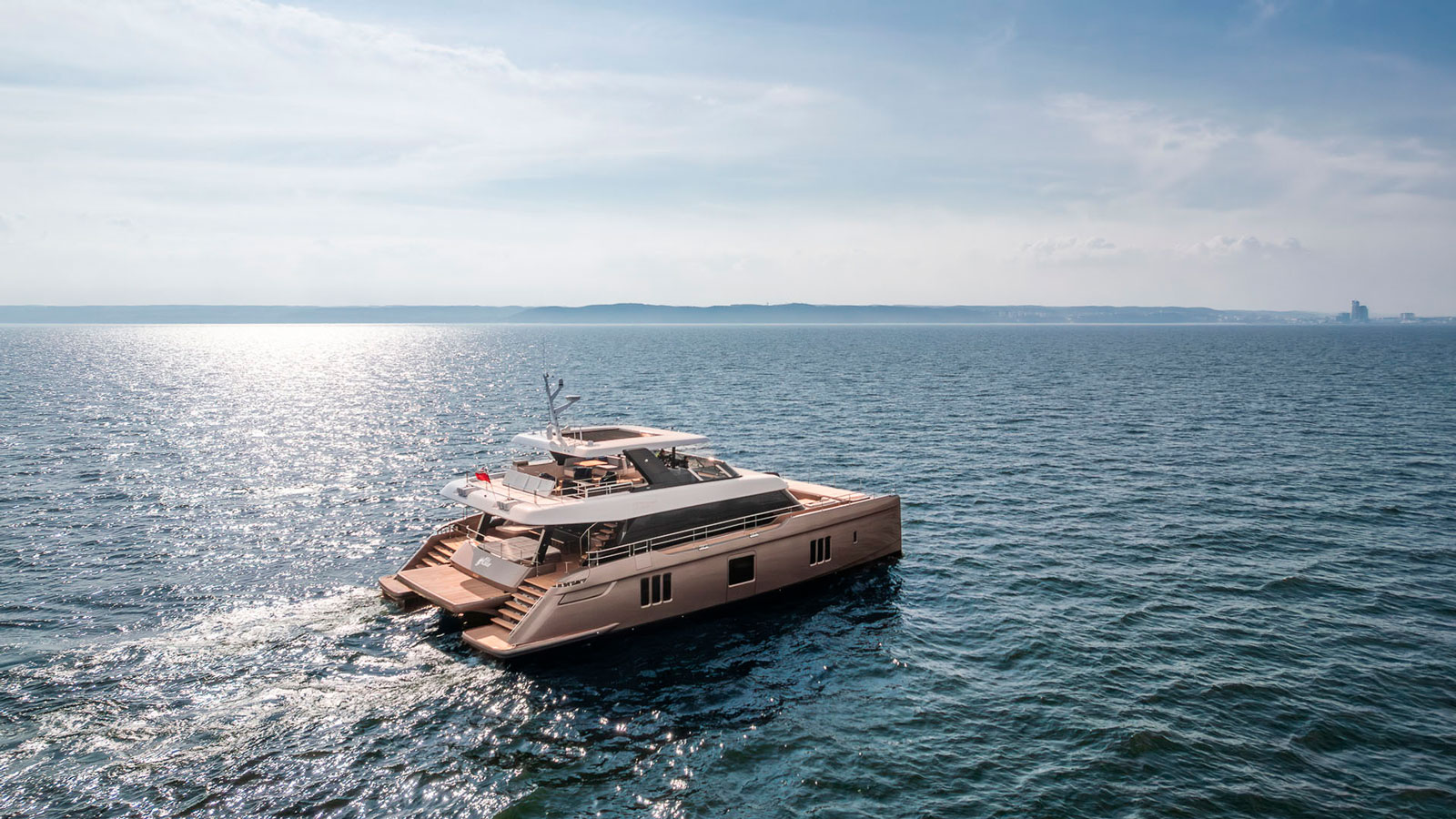 New 80 Sunreef Power catamaran launched and named Red Azalea