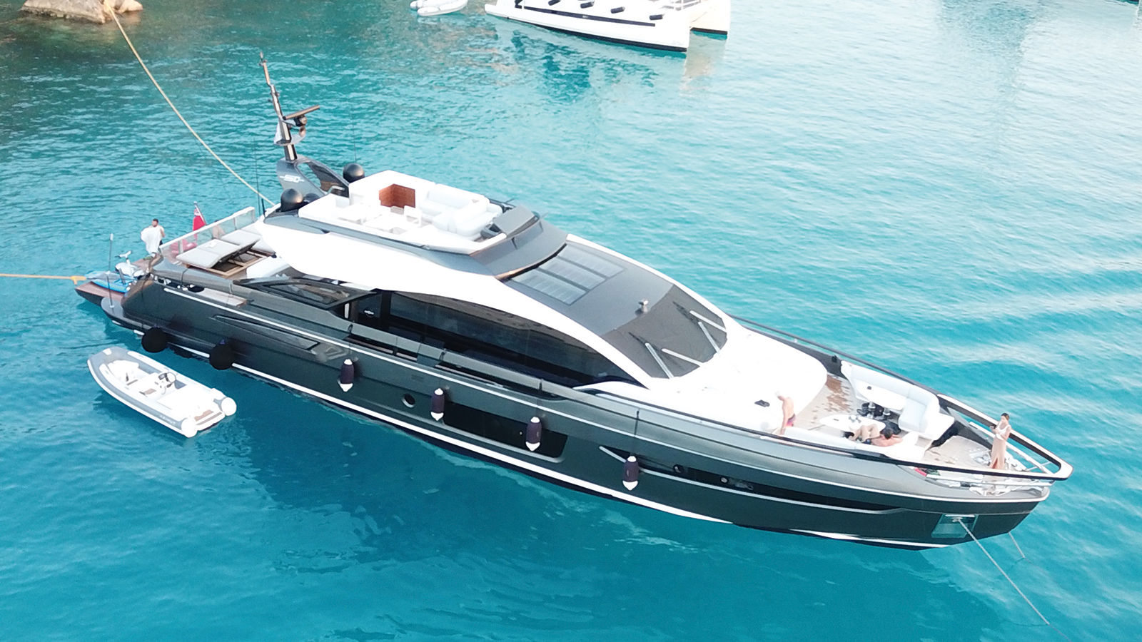 On board Azimut's 28m yacht D Five with owner Konstantinos Doukas