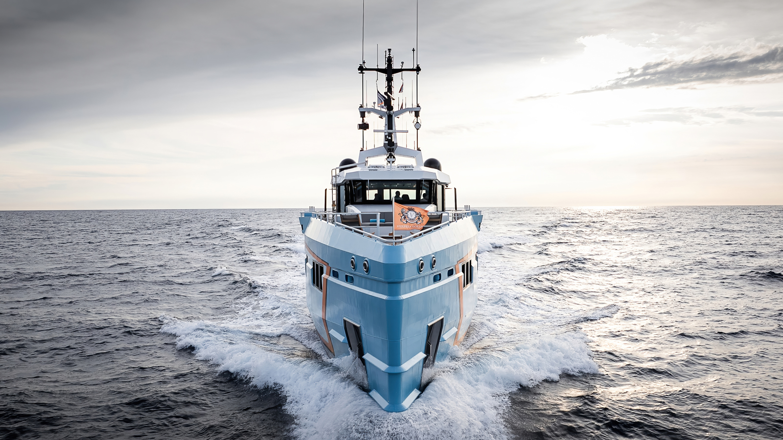 53m Damen Yachting support vessel Five Oceans delivered to her owner