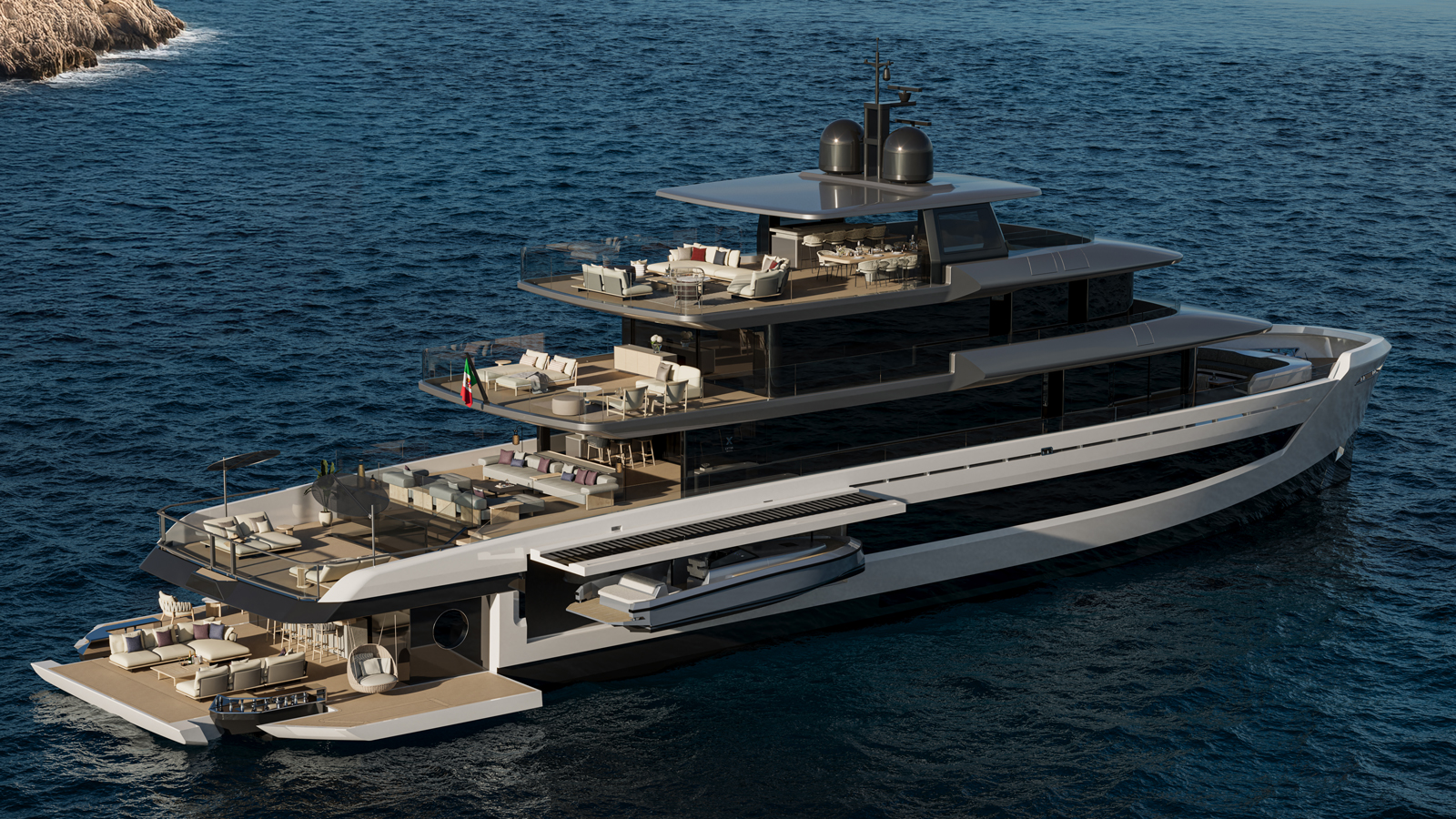 Extra Yachts unveils 44m 145X Global explorer model with 