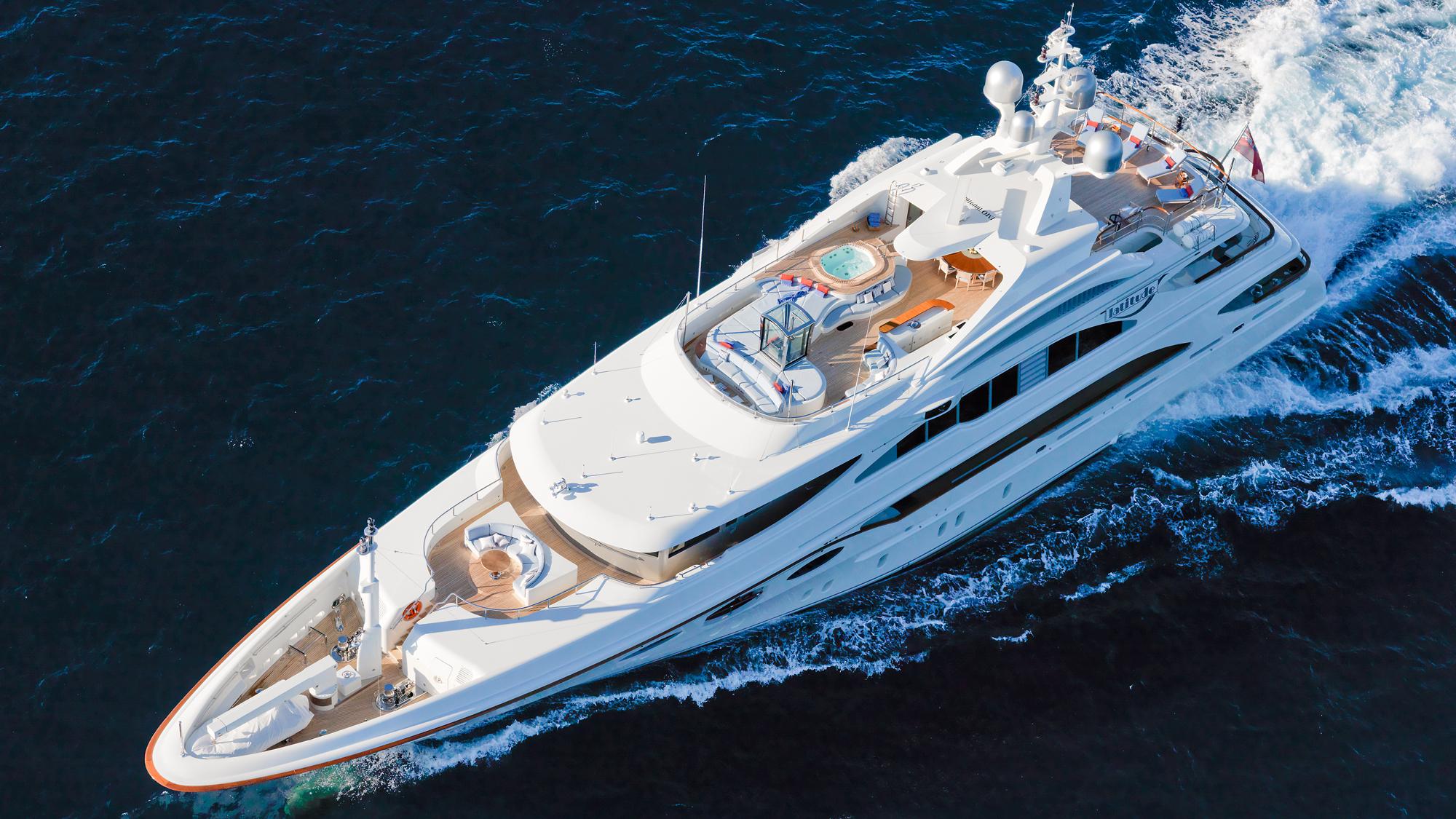 LATITUDE yacht for charter 52m, 2008) Boat International