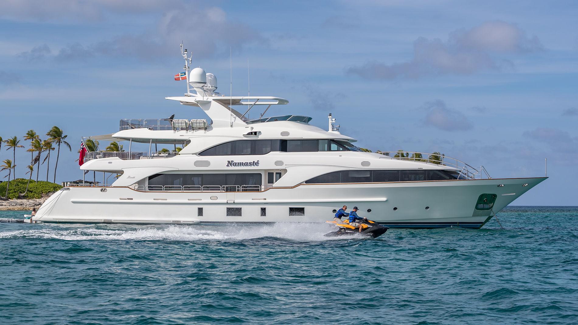 NAMASTE yacht for charter 36.88m, 2013)
