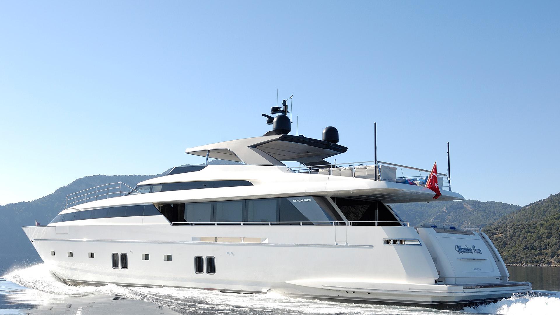 MORNING STAR yacht for charter (Sanlorenzo, 36.5m, 2018)