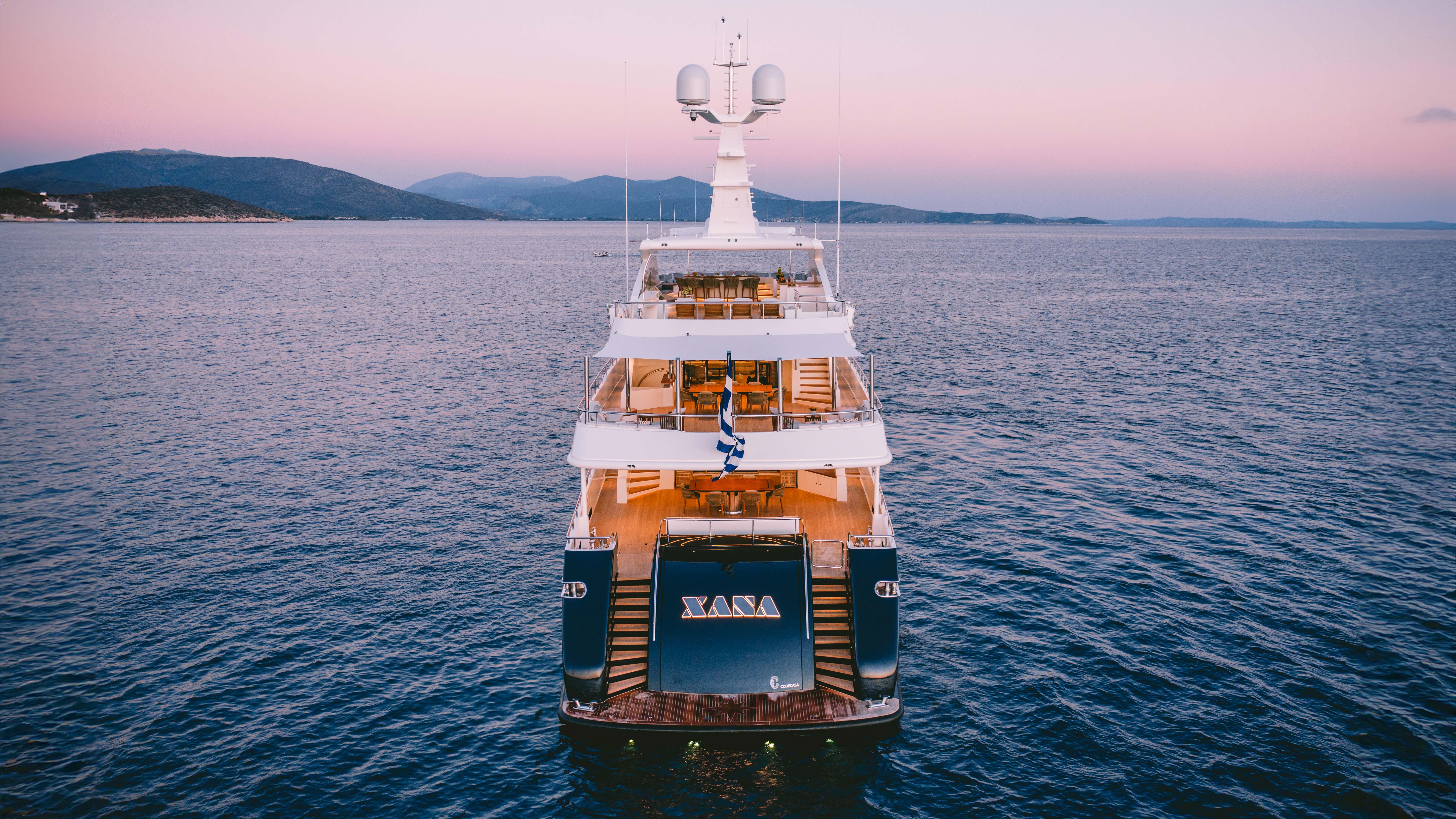 XANA yacht for charter (Codecasa, 45m, 1994)