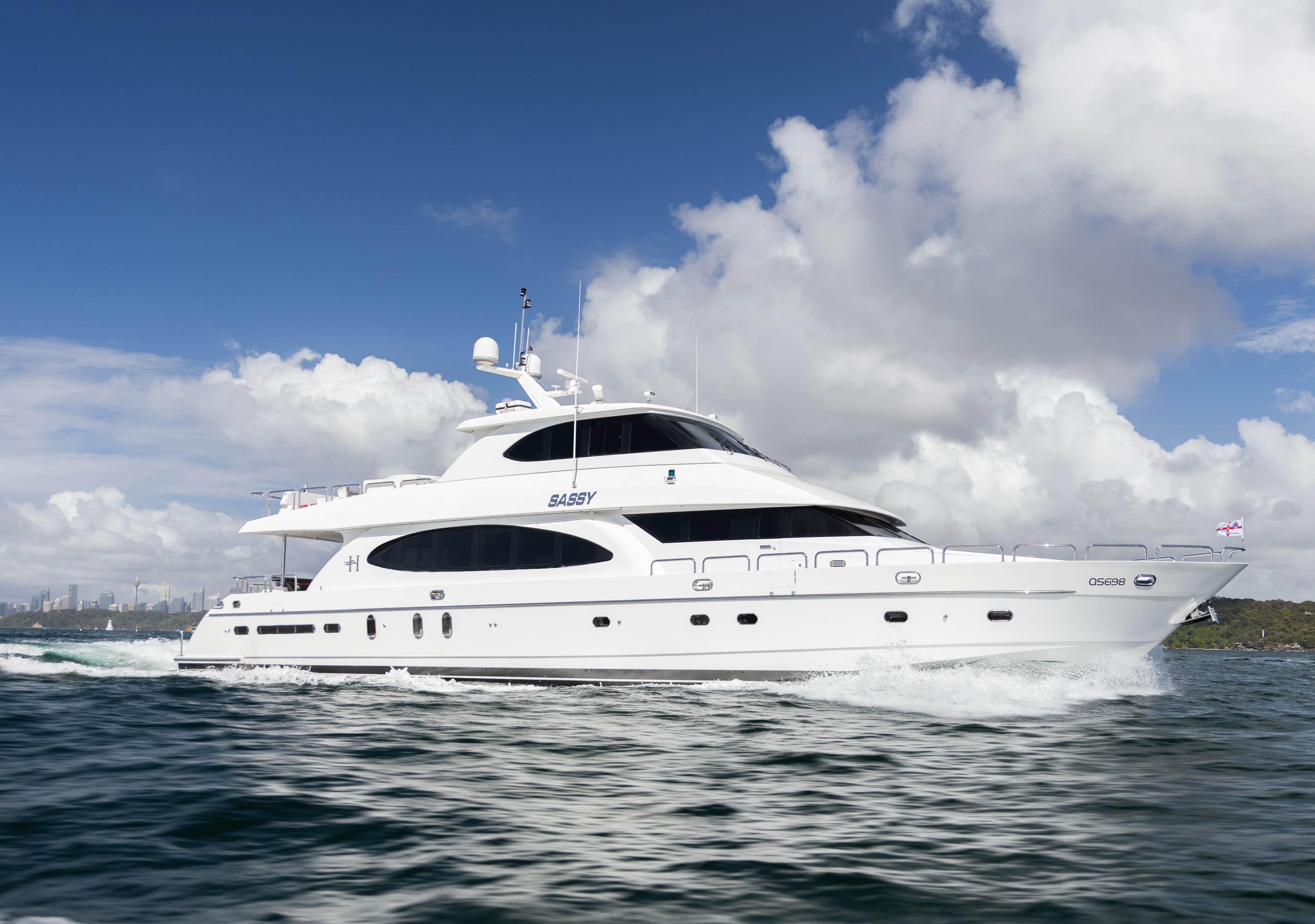 31m Hargrave 102 yacht Sassy embarks on maiden voyage to the Bahamas